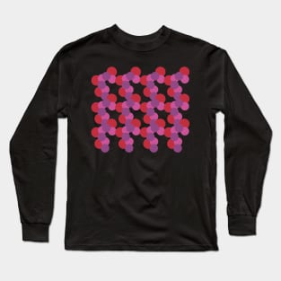 Pink Red Dots Long Sleeve T-Shirt